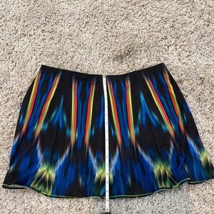 Lucky in Love bright multicolor Skort sz L